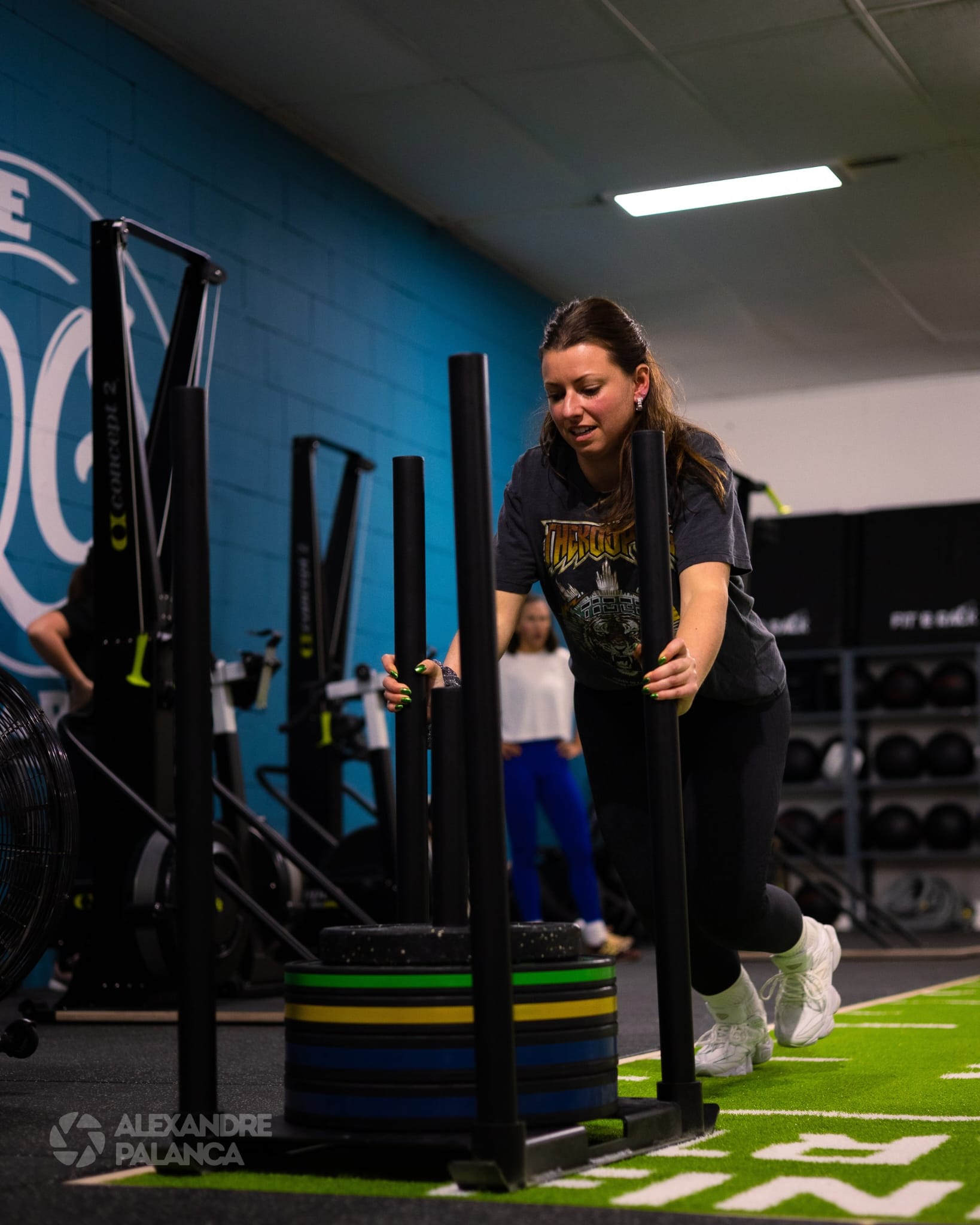 Femmes faisant de l'aérobic